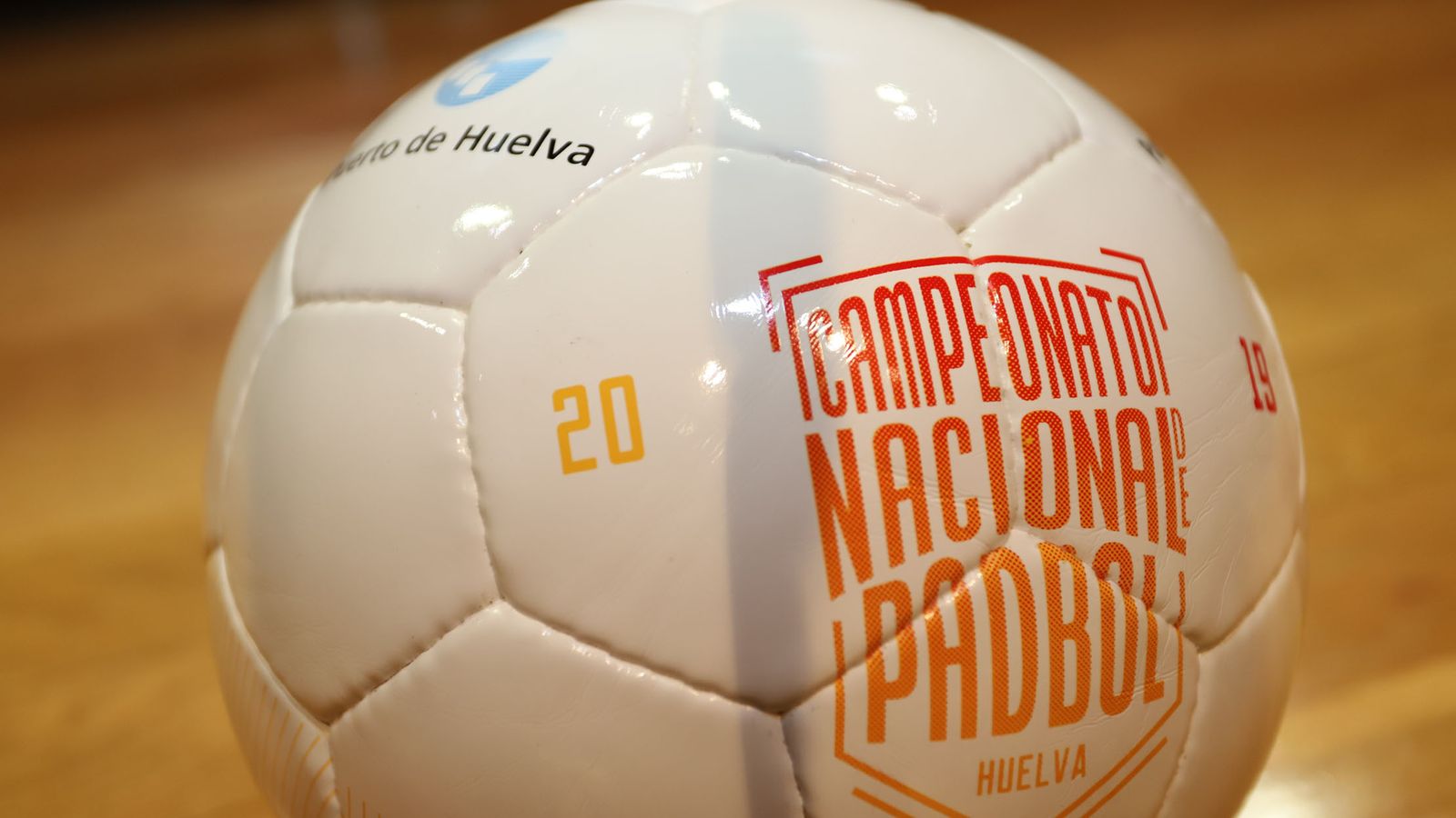 Detalle del balón oficial del Campeonato Nacional de Padbol.