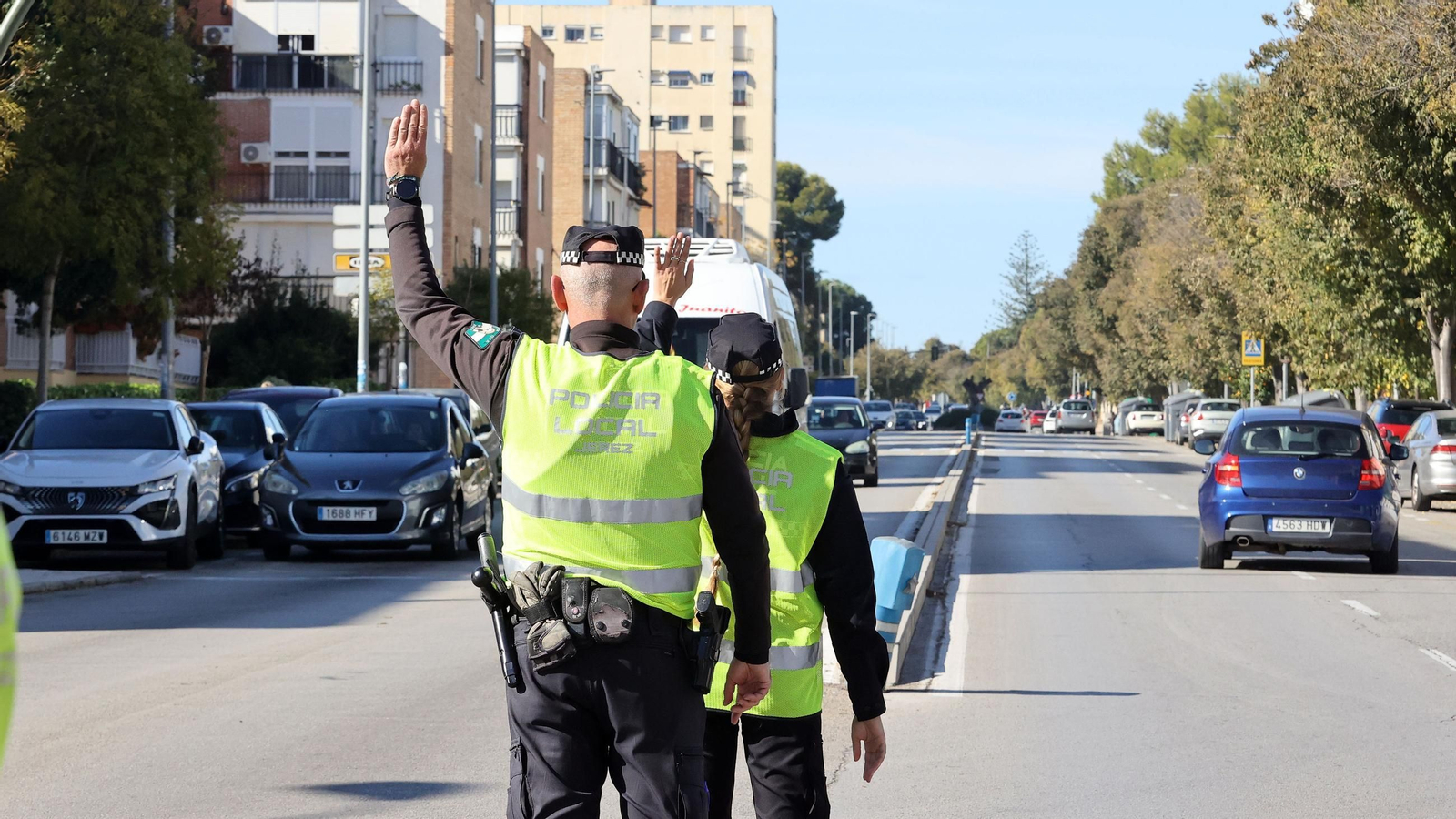 Así practican los nuevos Policias Locales de Jerez