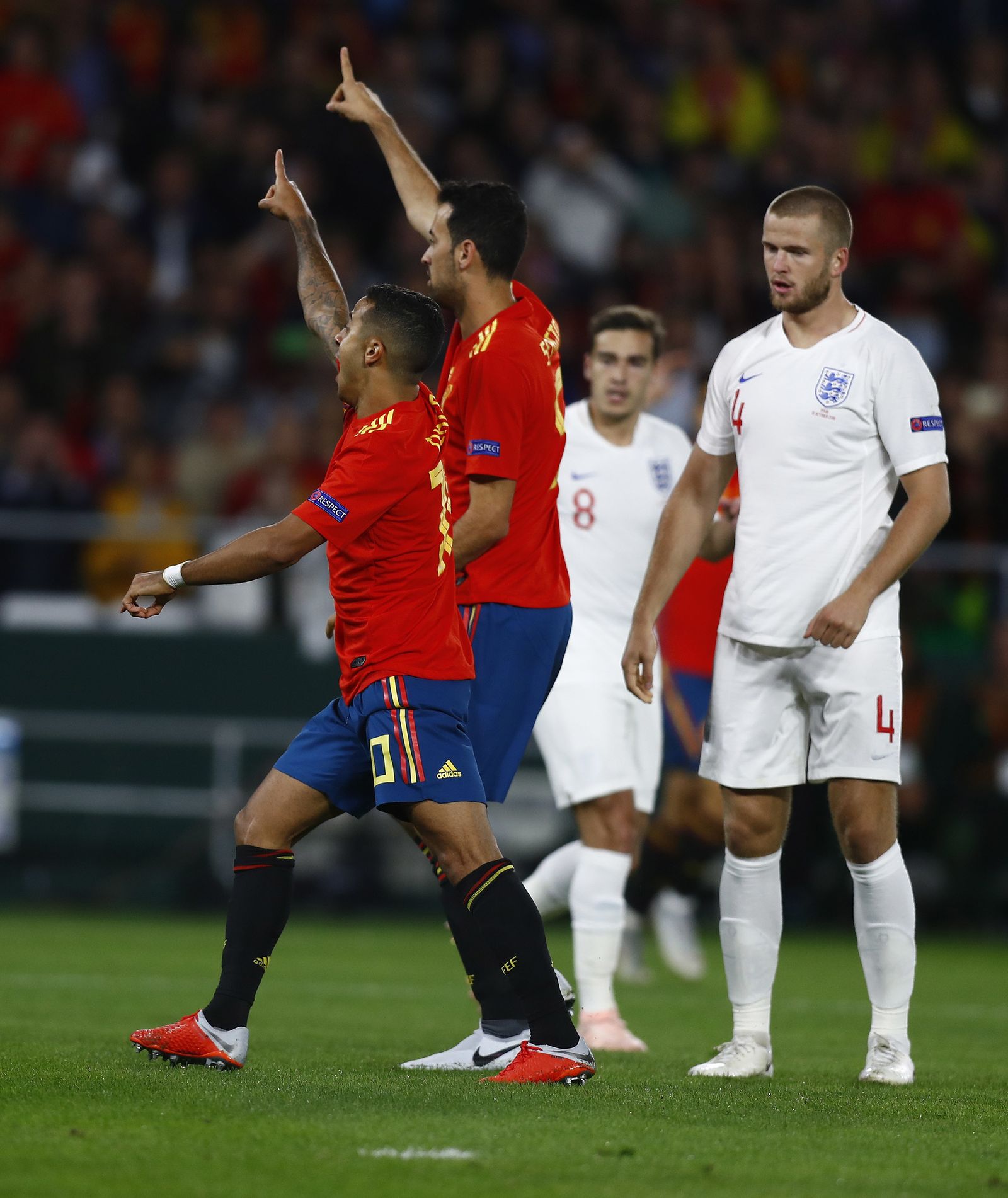 Las imágenes del España-Inglaterra