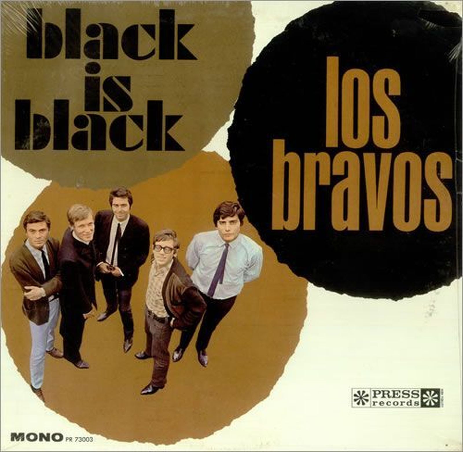 Portada de Black is Black de Los Bravos.