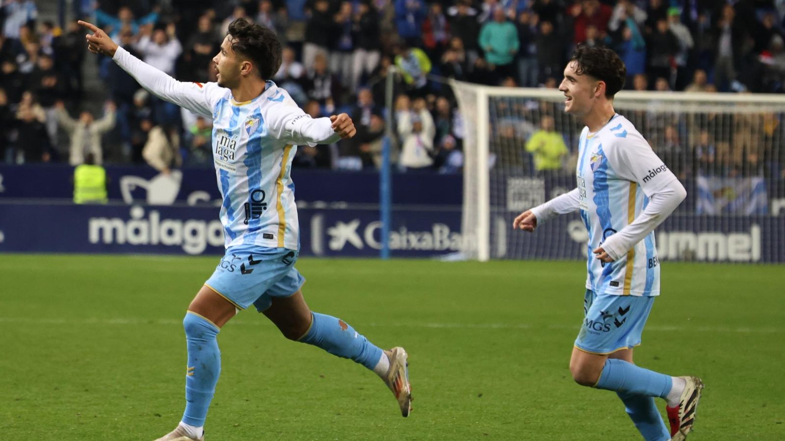 El Málaga CF-Eldense, en fotos