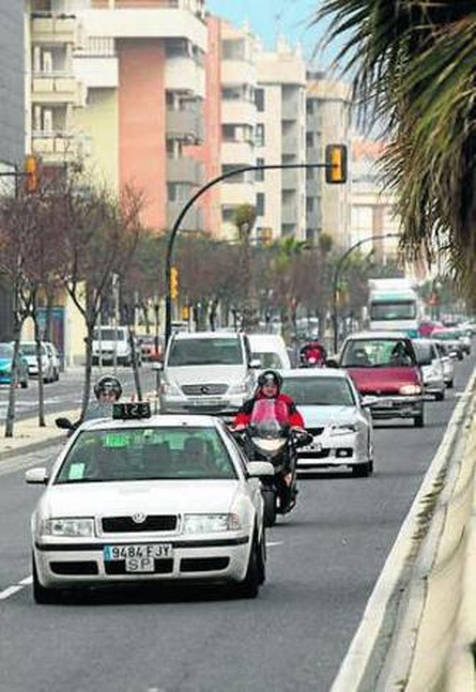 El tráfico, gran problema.