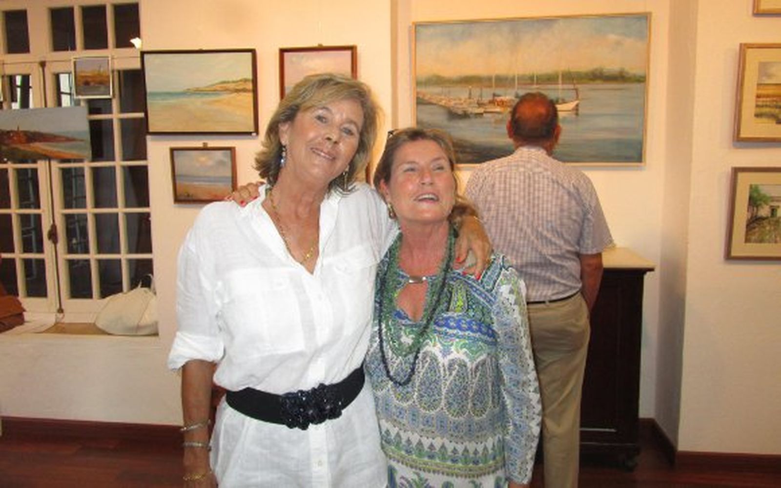 Las pintoras Verónica Osborne y Begoña Grosso.

Foto: Ignacio Casas de Ciria