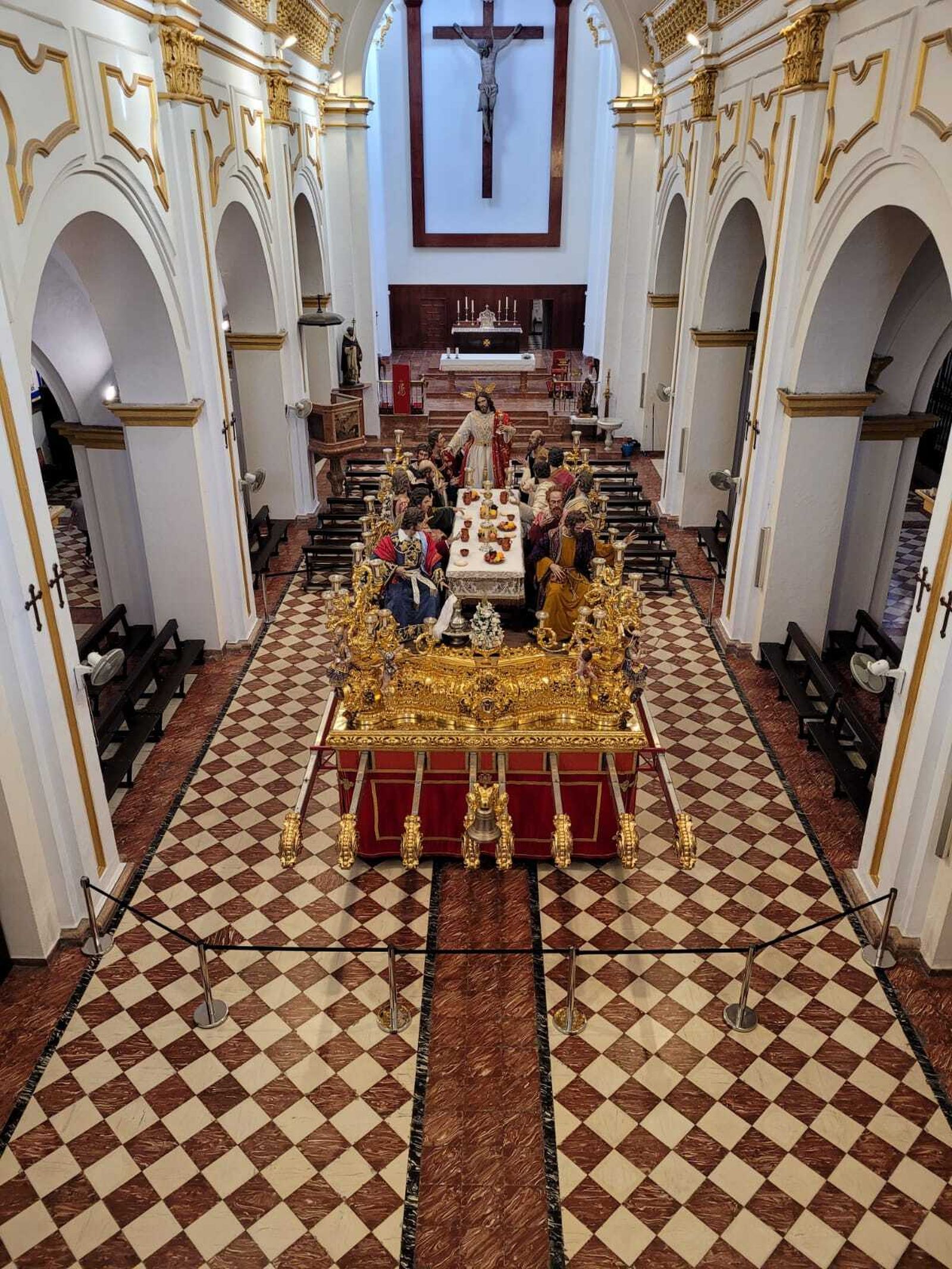 Trono de la Cena de Málaga