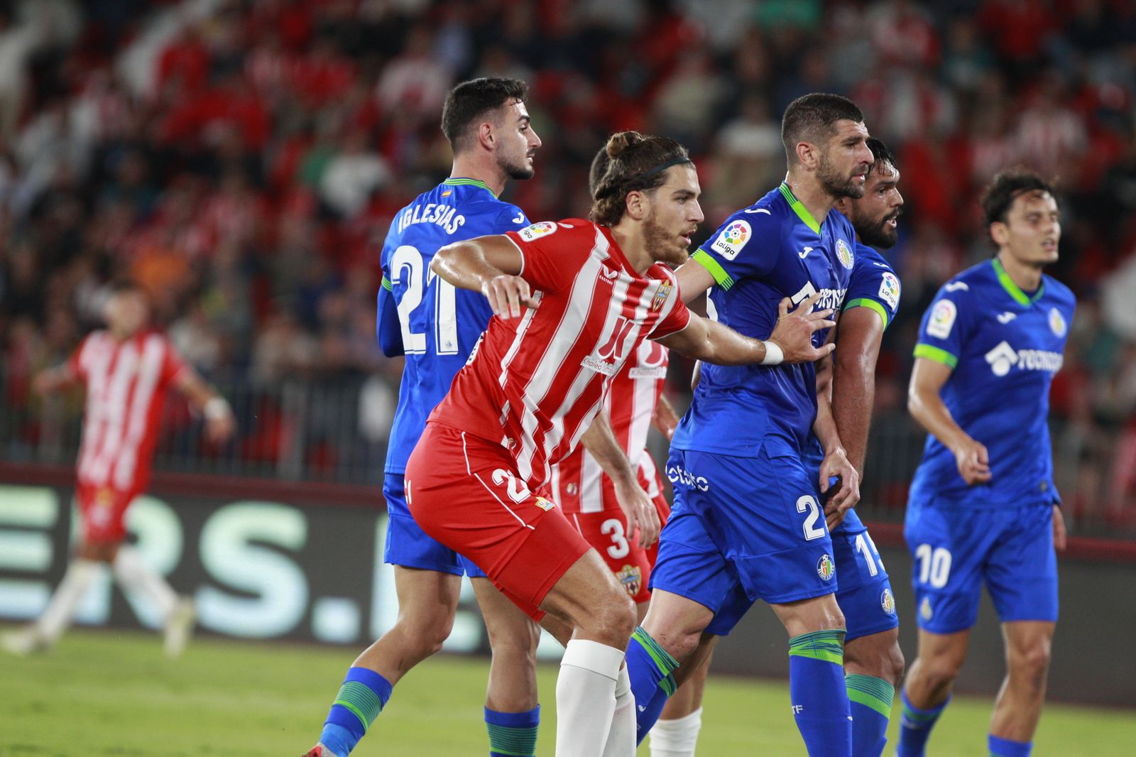 Imágenes del partido de fútbol U.D. Almería-Getafe C.F.