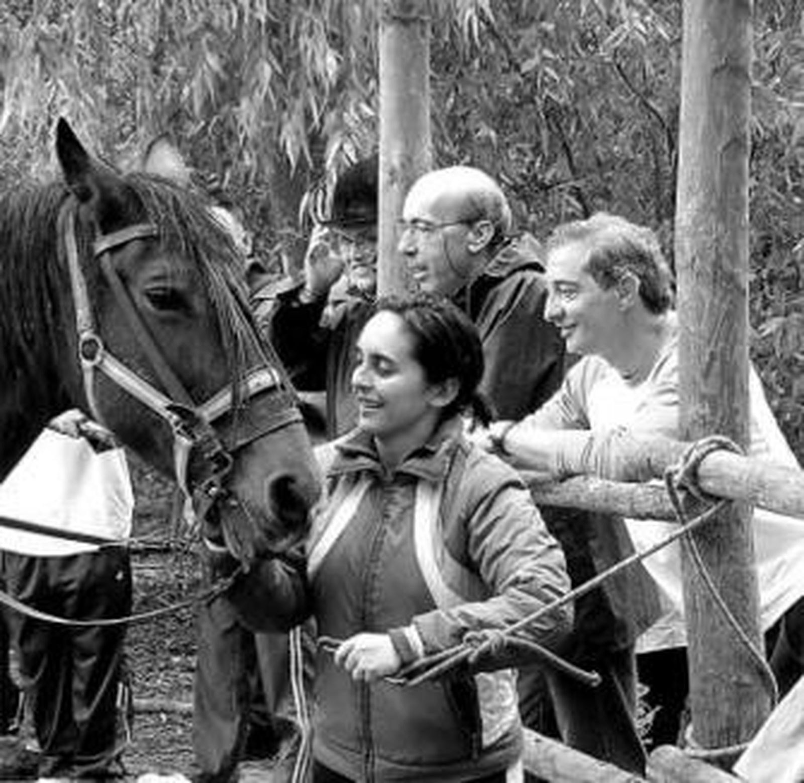Los usuarios de la residencia San Antonio disfrutaron de la naturaleza.