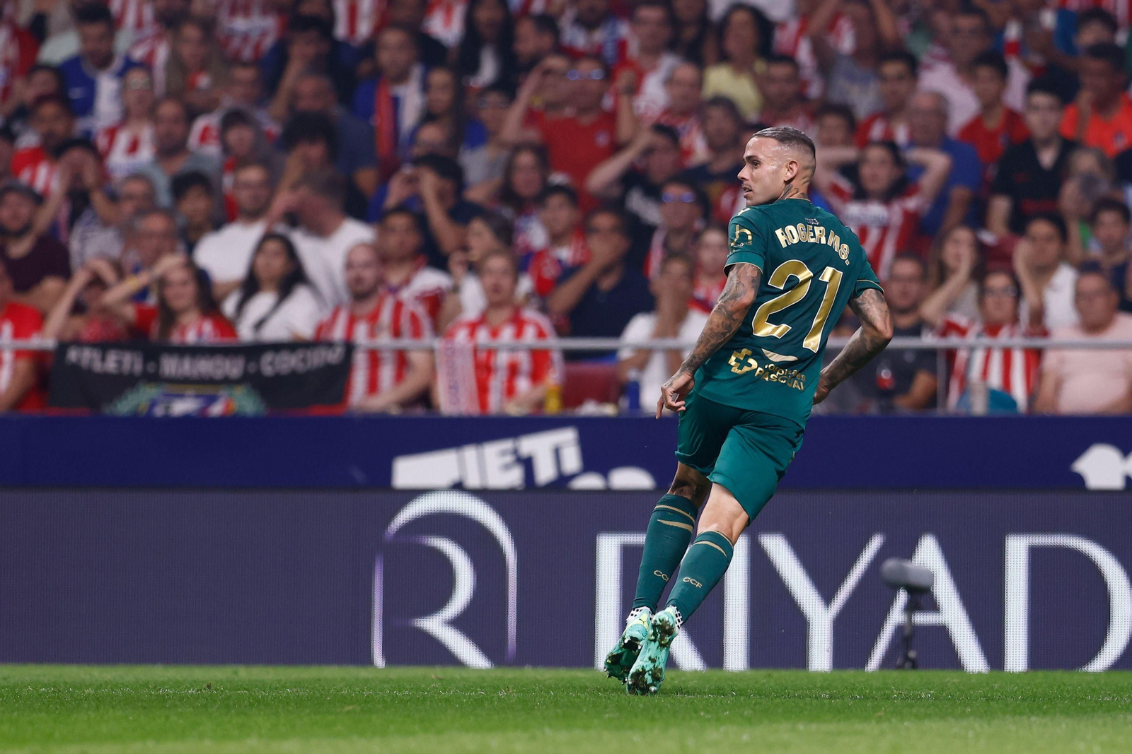 Roger, autor del 0-2.