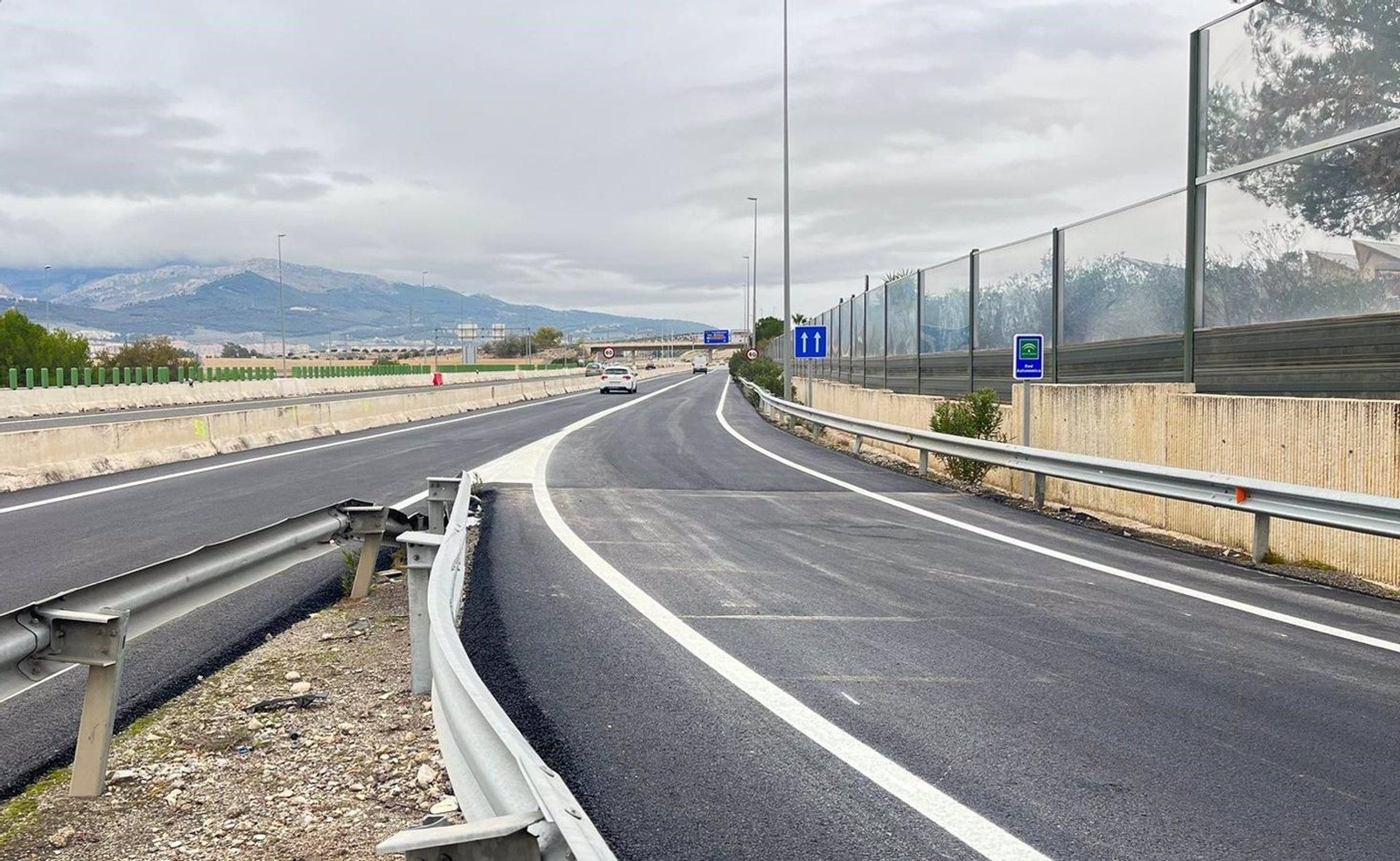 A-316 a su paso por Jaén capital, en una imagen de archivo.