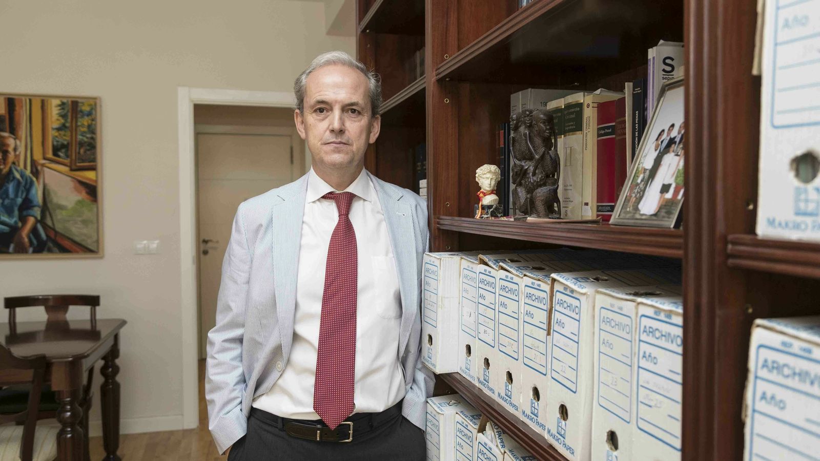 Gabriel Velamazán en su despacho