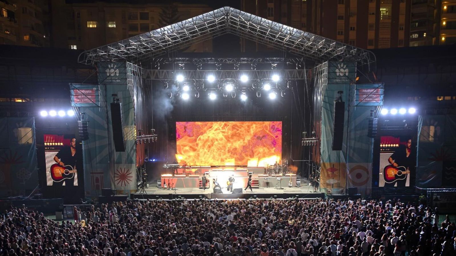 El escenario del 101 Music Festival Costa del Sol el pasado verano.