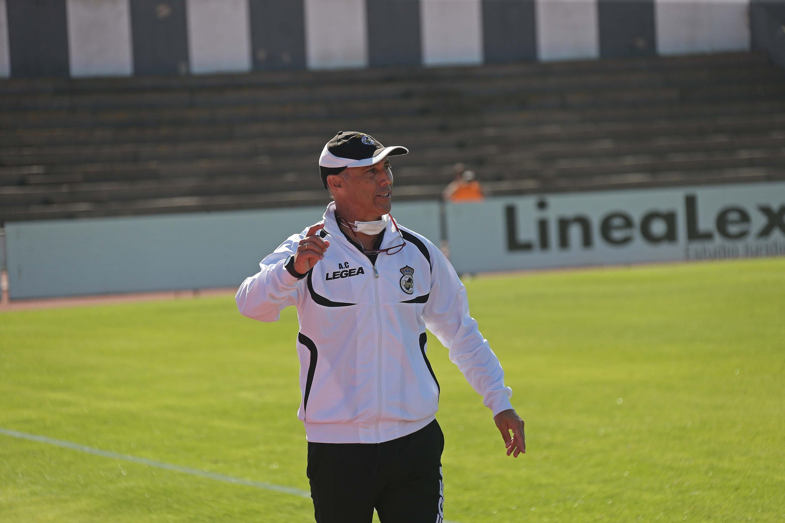 Antonio Calderón, durante el Balona-Sanluqueño