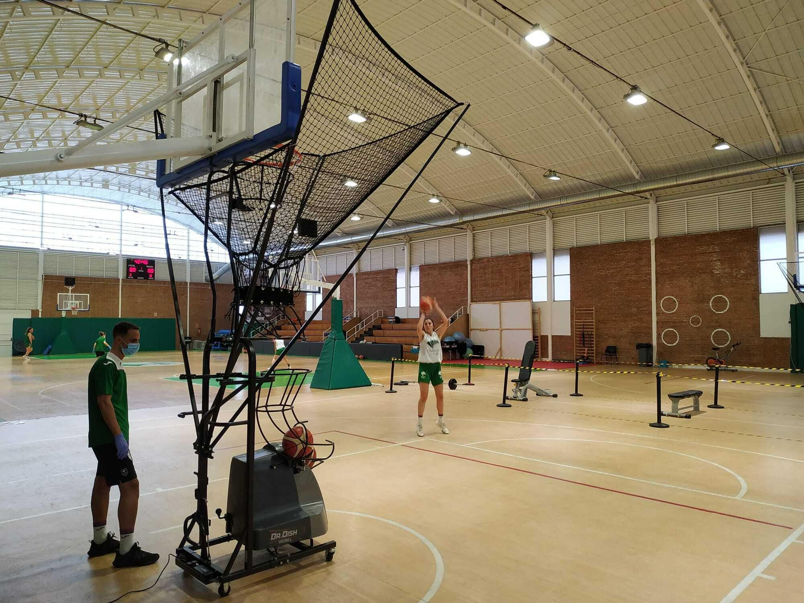 Entrenamiento del Unicaja Femenino.