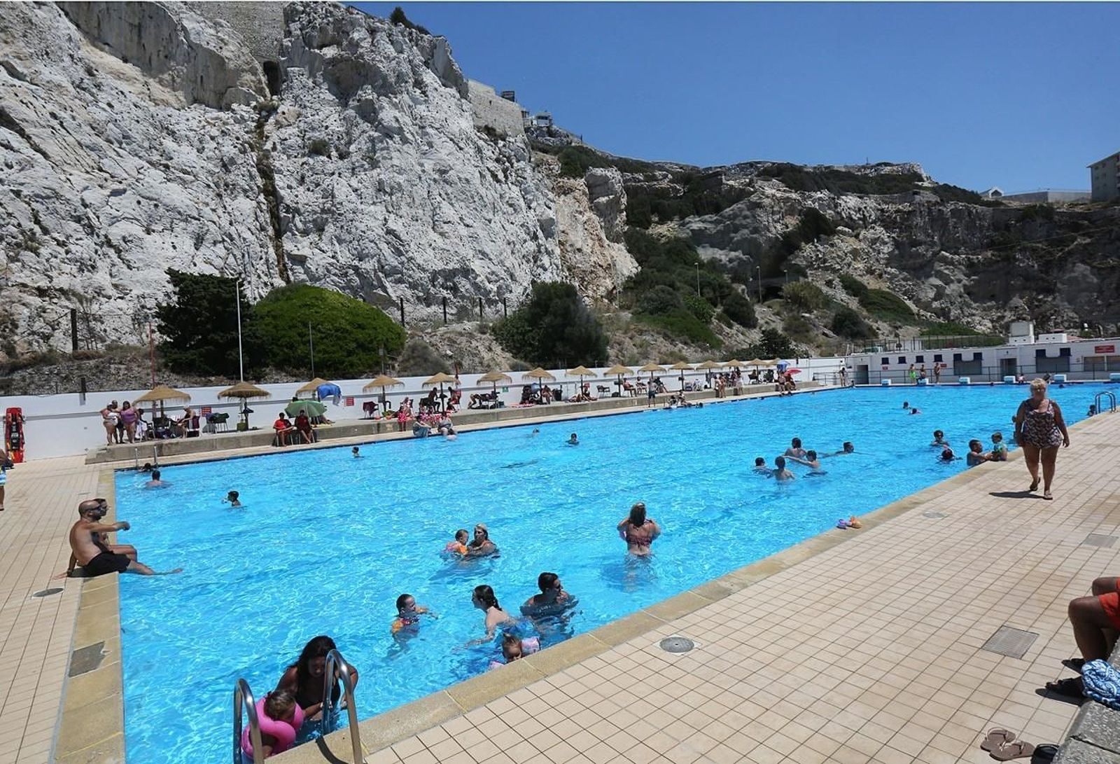 La piscina Europa de Gibraltar.
