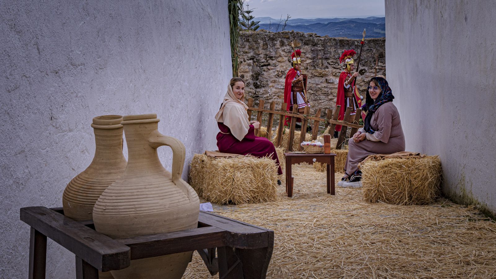 Las imágenes del Belén viviente en Medina Sidonia