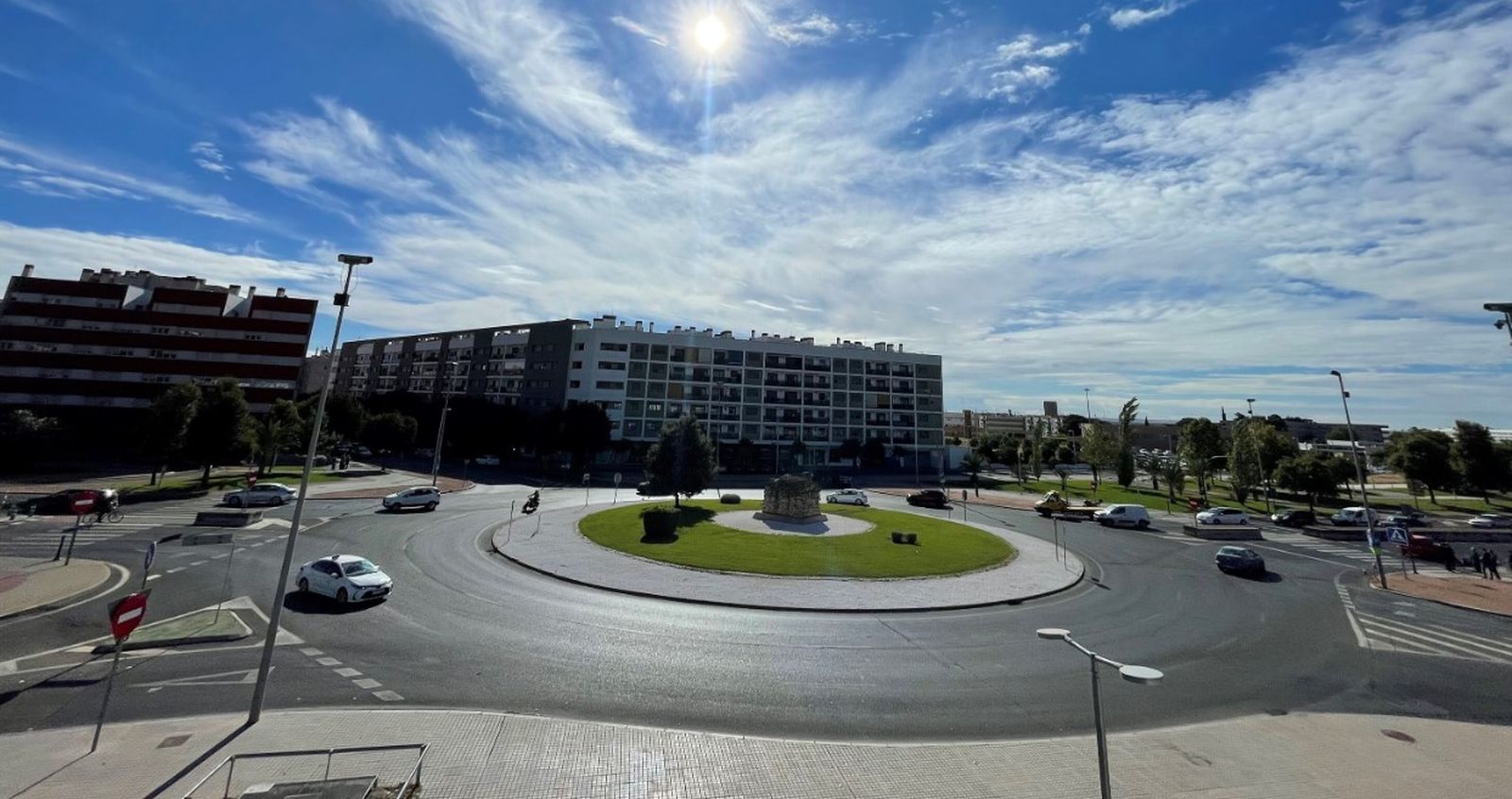Glorieta incluida en el proyecto de la Ronda Norte.