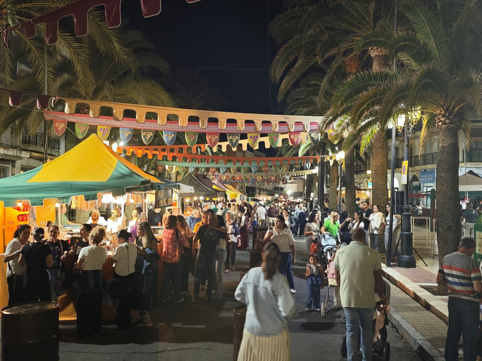 Foto de Lepe durante la feria medieval.