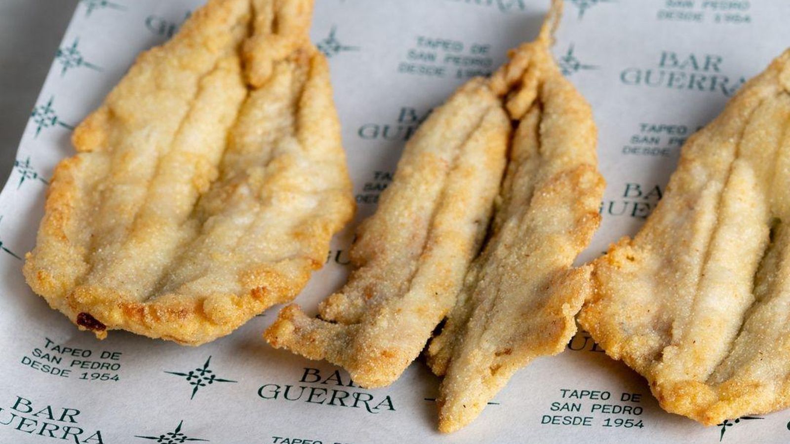 Unos boquerones al limón de Bar Guerra.