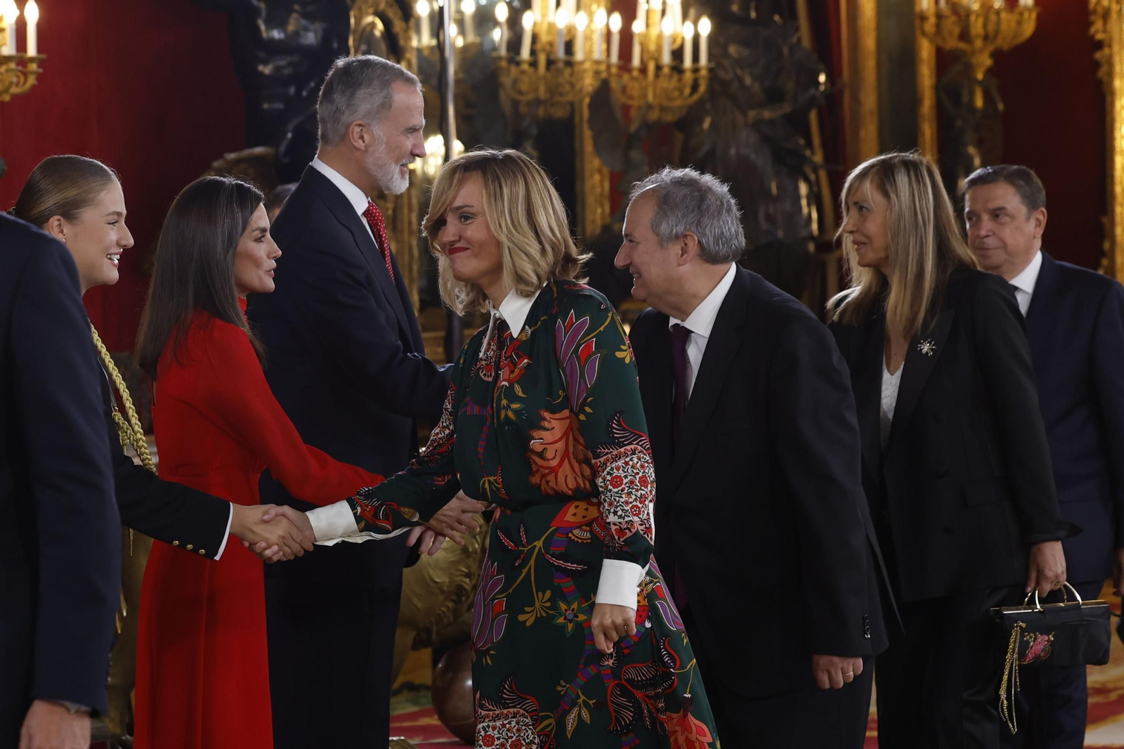 Las imágenes de la recepción de la Fiesta Nacional en el Palacio Real