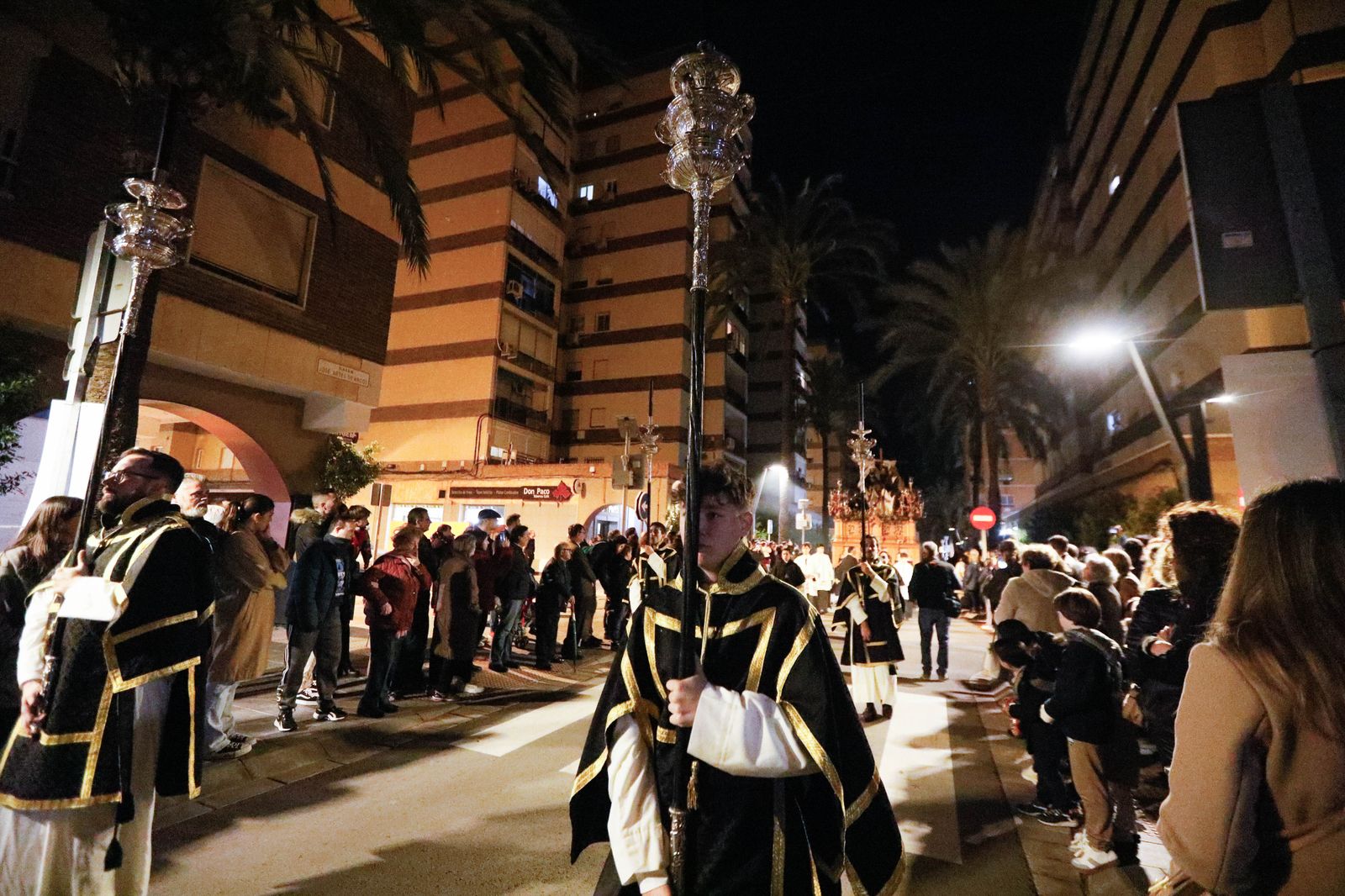 La procesión de La Caridad de Almería, en imágenes