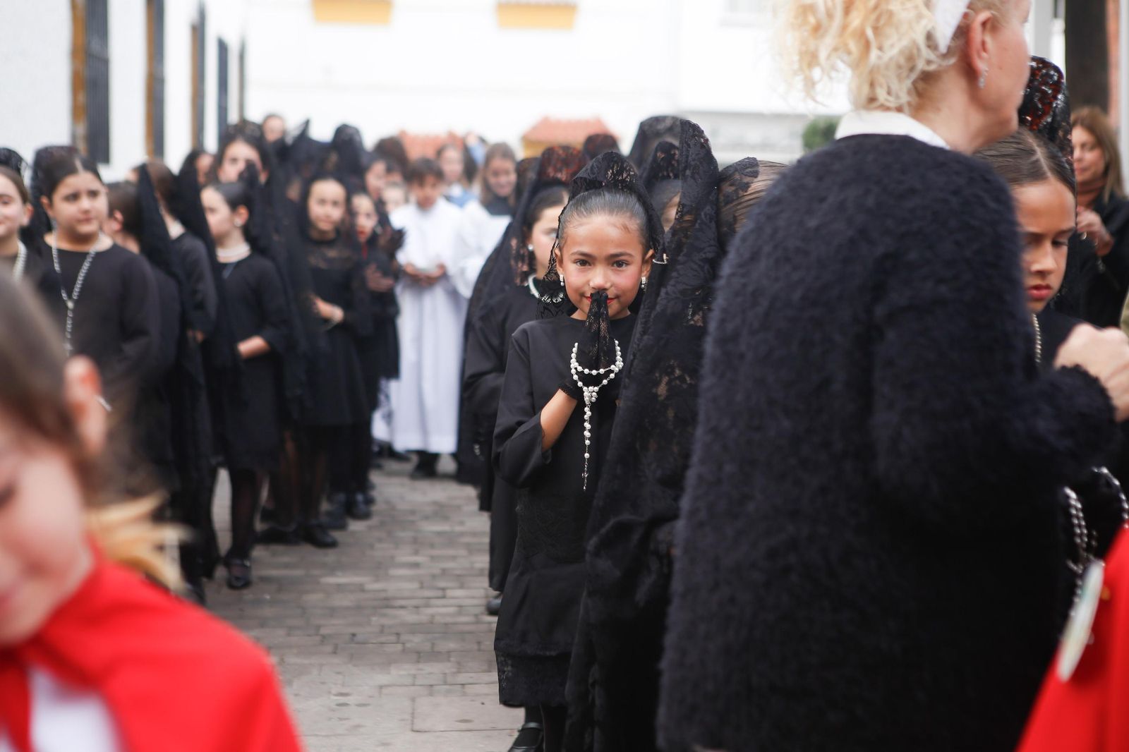 Fotos de la procesión infantil del colegio Nuestra Señora de los Milagros de Algeciras