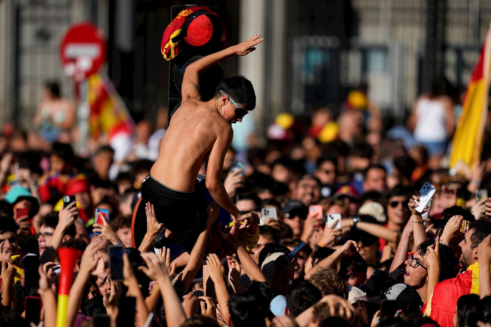 Las fotos de la celebración de España como campeona de la Eurocopa en Madrid