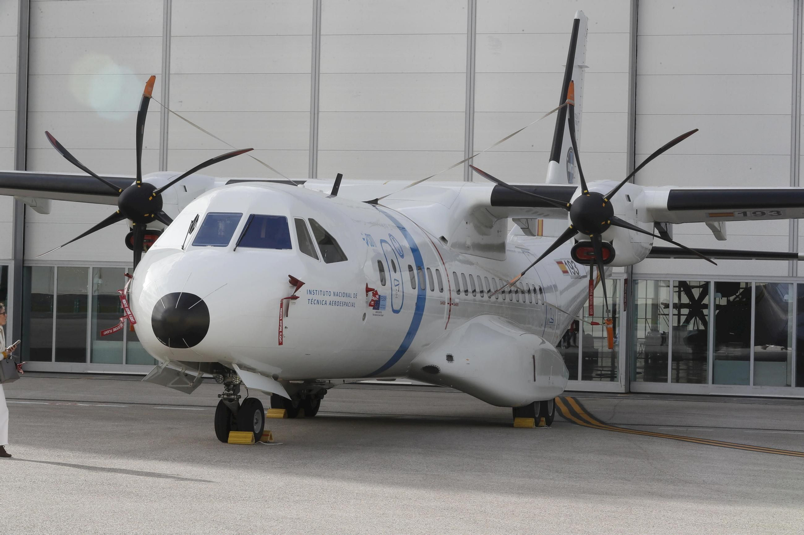 Avión C295 ensamblado en las instalaciones de Airbus en Sevilla