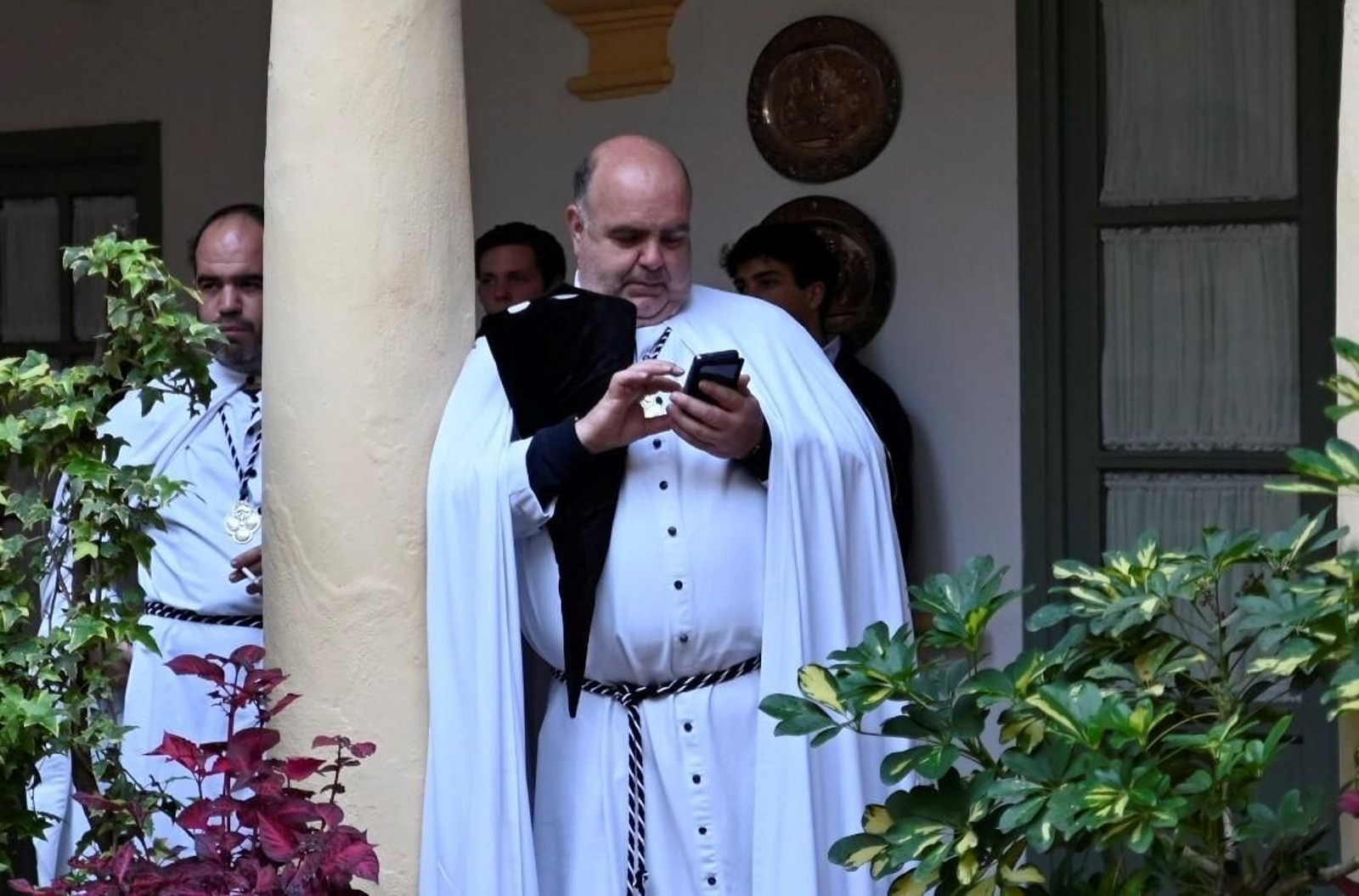 Las imágenes de la hermandad del Perdón en la iglesia de San Roque este Miércoles Santo