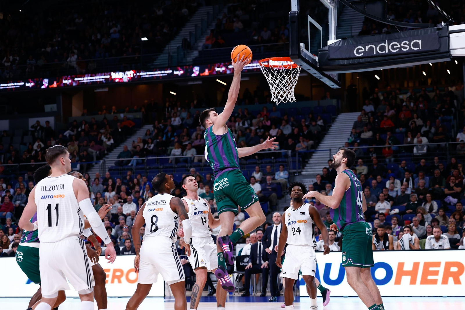 El Real Madrid-Unicaja, en fotos