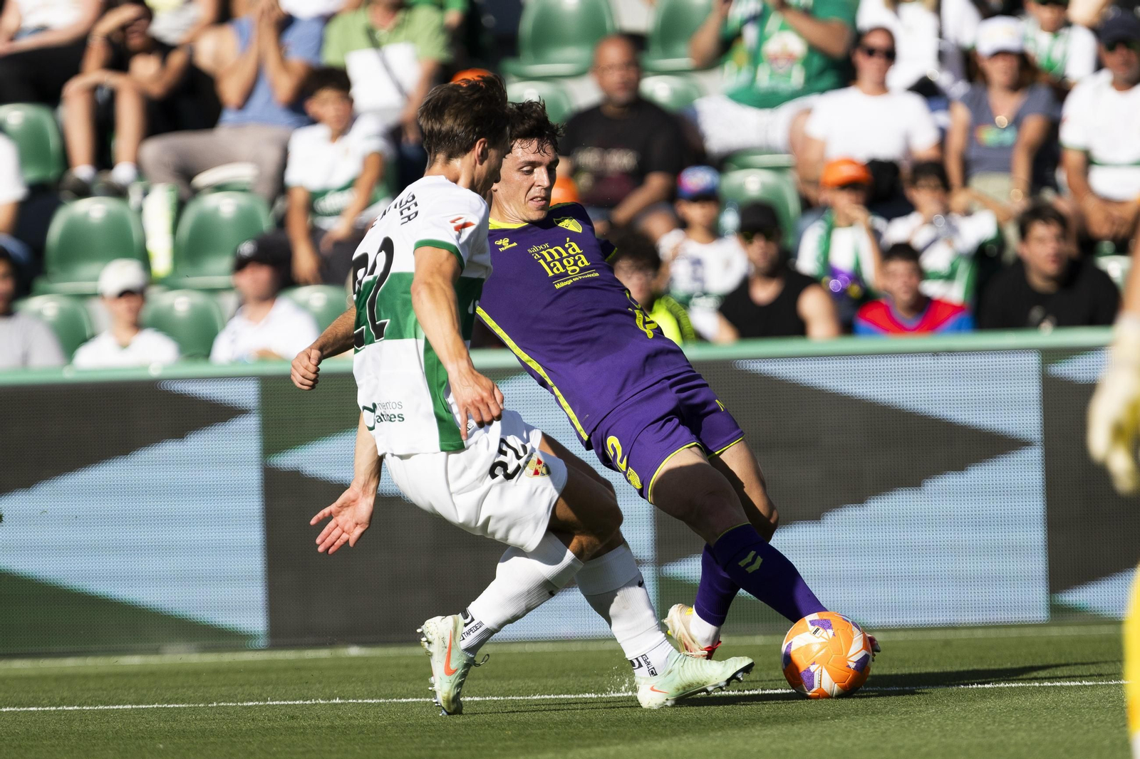 El Elche-Málaga CF, en fotos