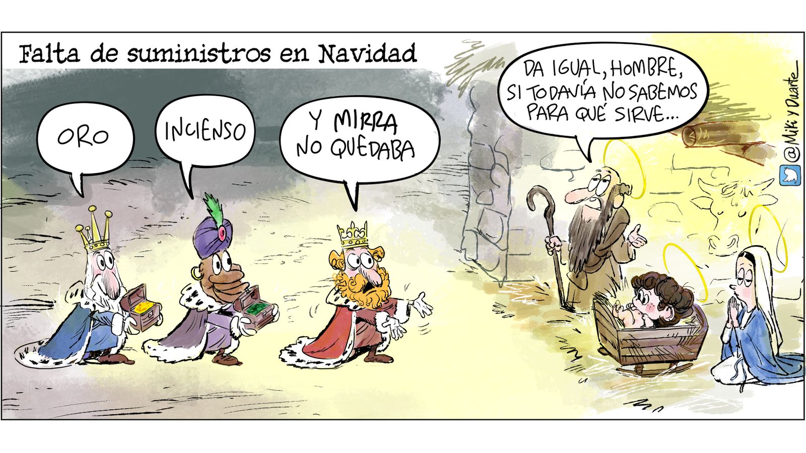 Falta de suministros