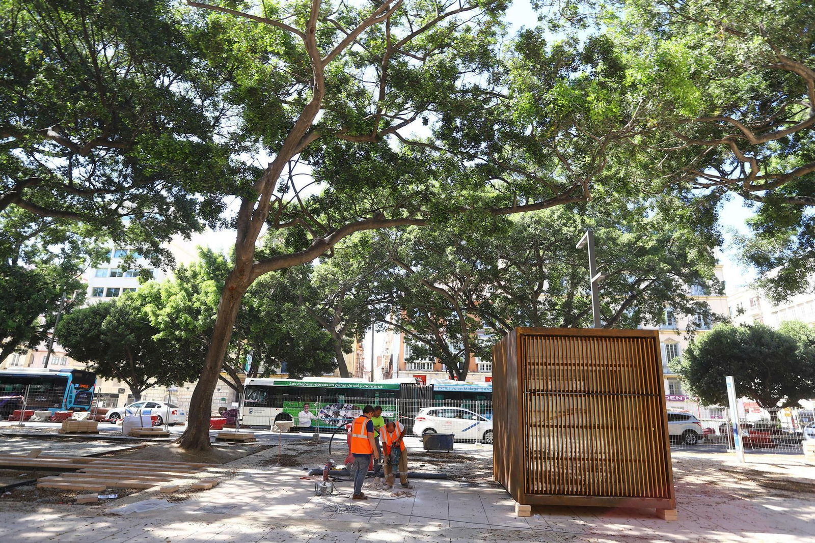 Las fotos de los nuevos puestos de flores de la Alameda