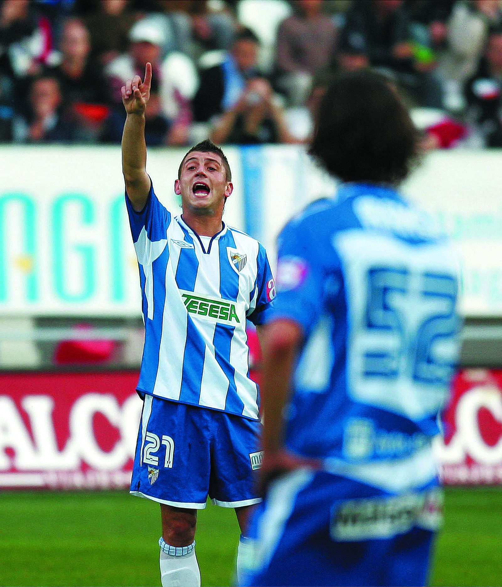 Las fotos de Jonatan Valle con el Málaga CF