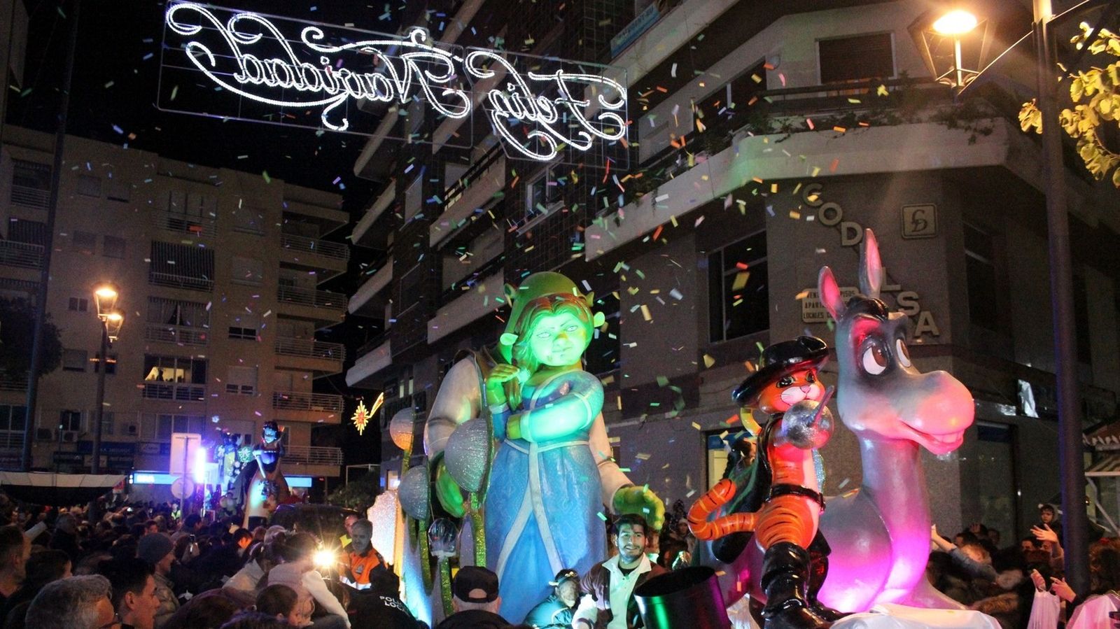 La cabalgata de Reyes Magos de Estepona en una imagen de archivo.