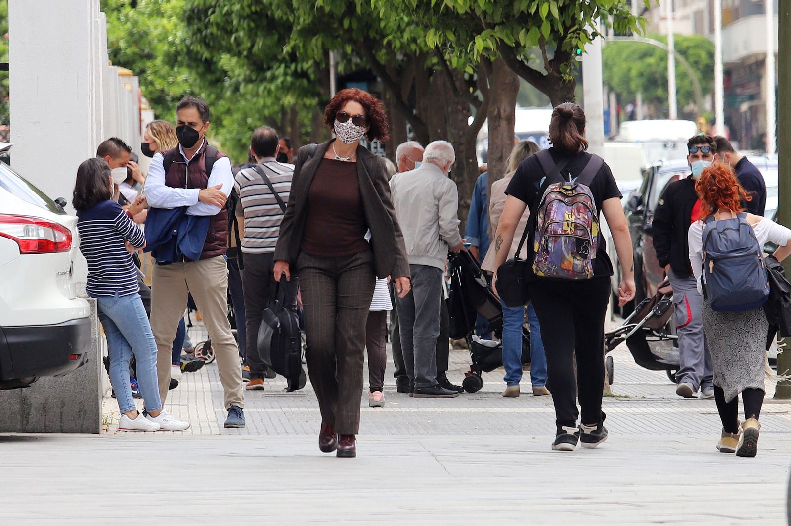 Ambiente en la capital onubense.