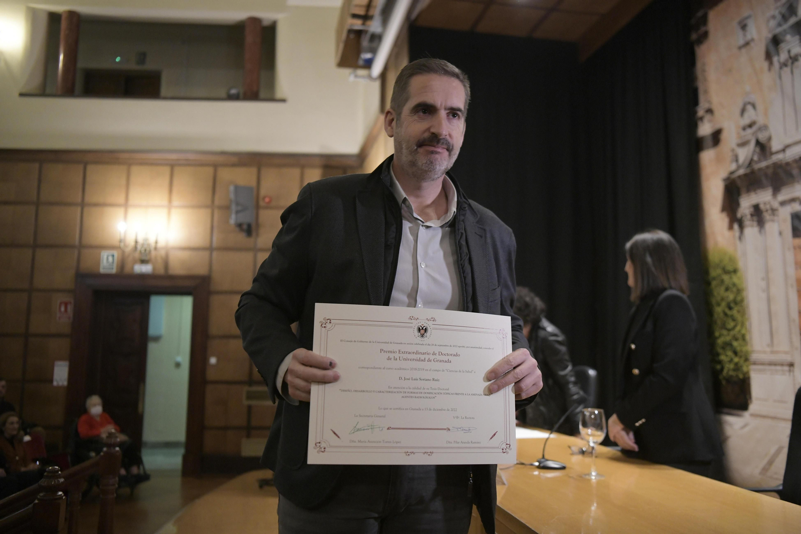 La UGR entrega los Premios Extraordinarios de Doctorado correspondientes al curso 2018/2019