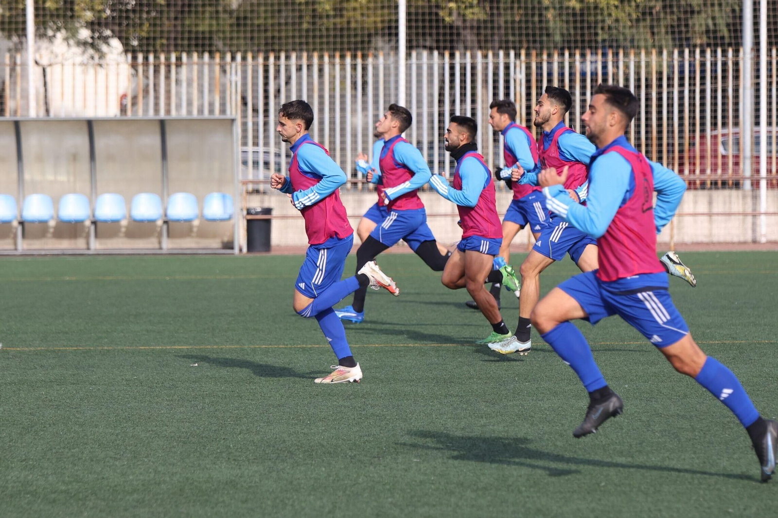 La vuelta al trabajo del Xerez CD en La Granja
