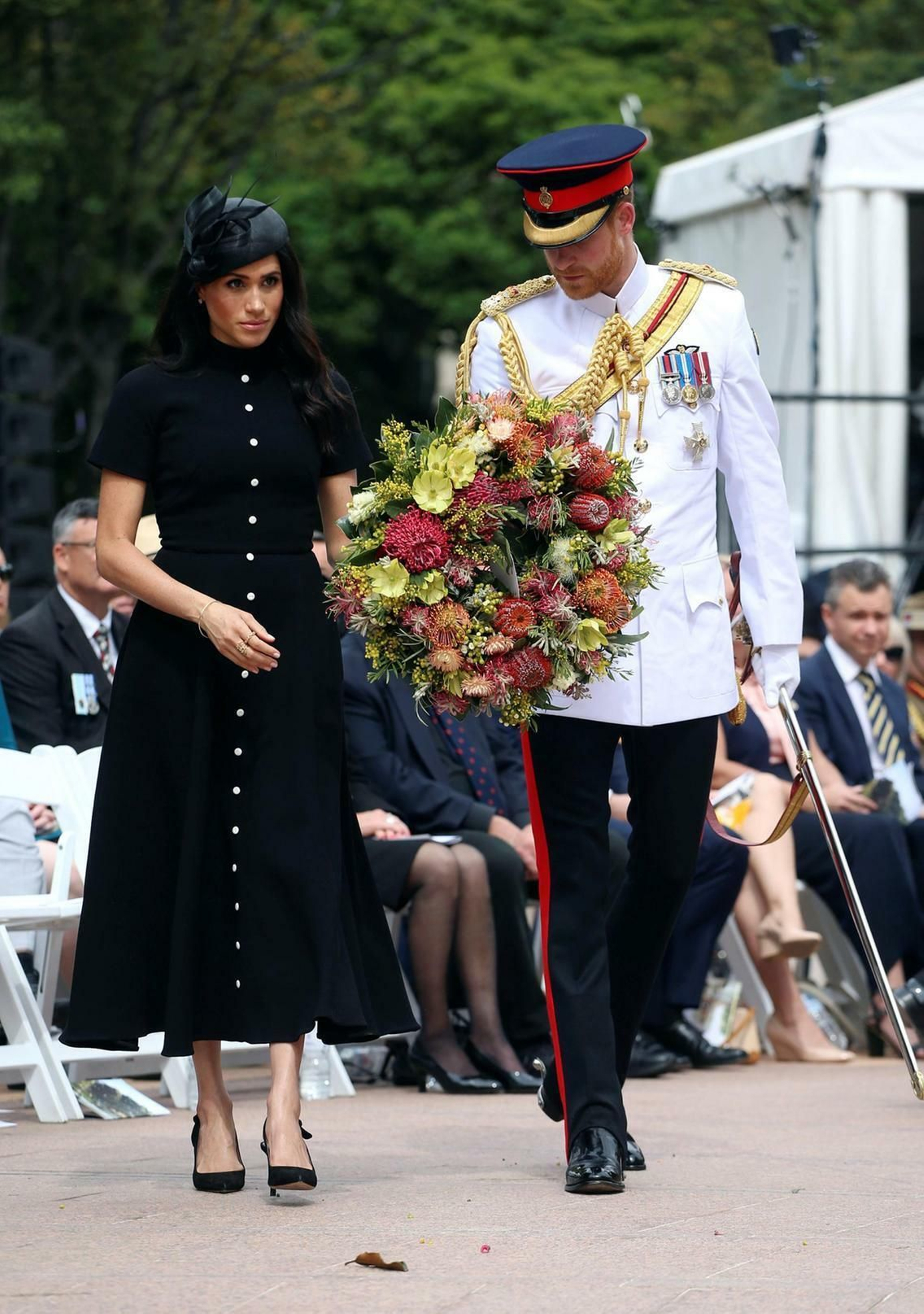 Los duques de Sussex en un acto oficial en un reciente viaje Los duques de Sussex en un acto oficial en un reciente viaje