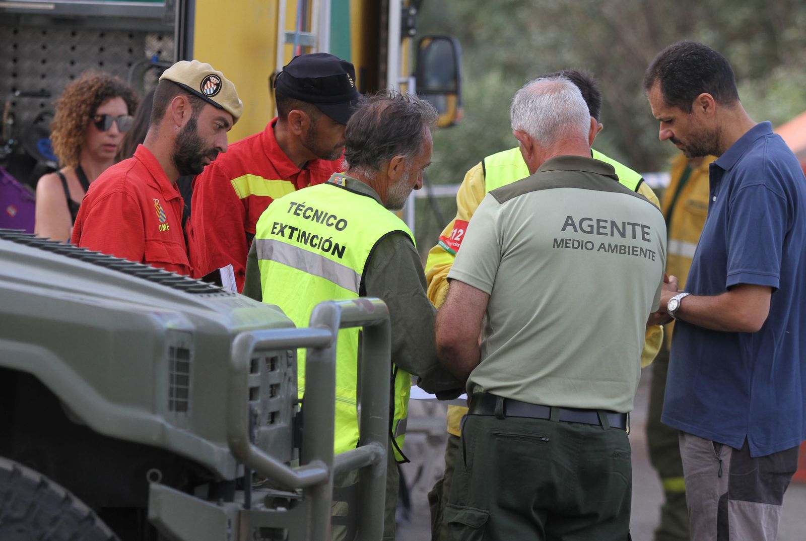 Imágenes de las consecuencias del incendio de Moguer