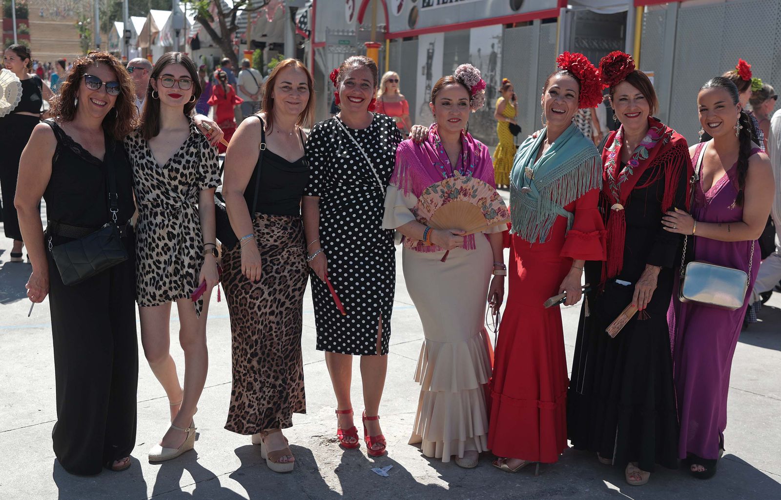 Fotos del Domingo por Sevillanas en la Feria Real de Algeciras 2024