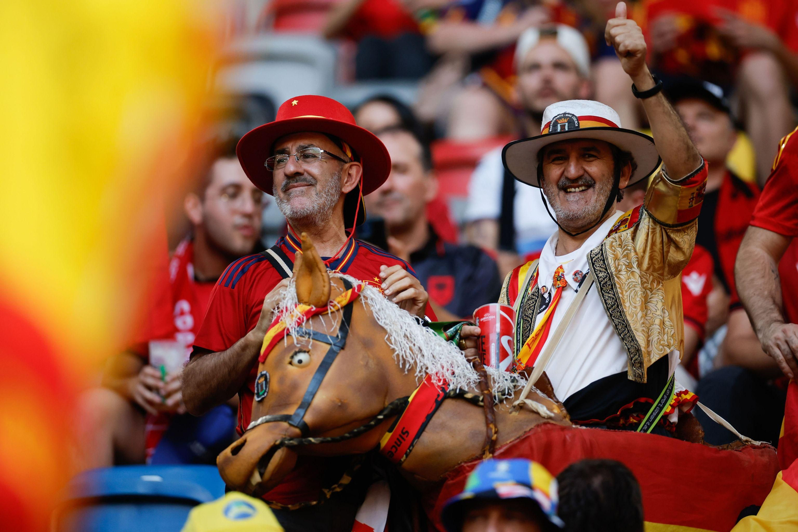 Las fotos del Albania - España