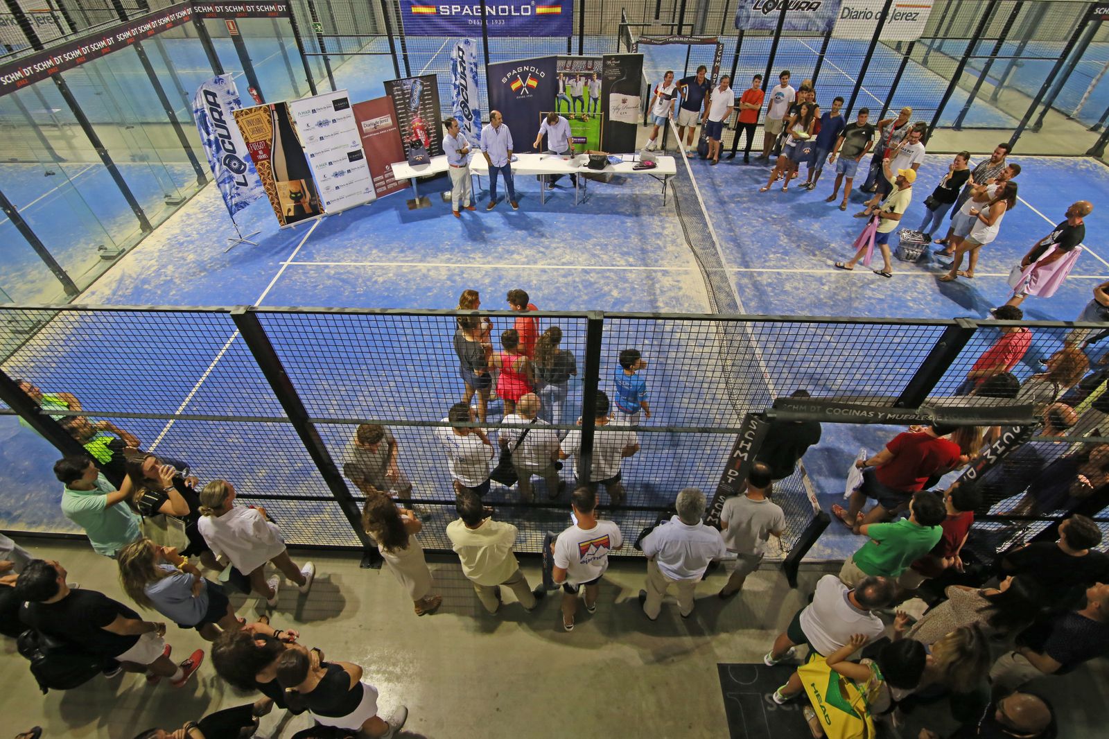 Entrega de premios de la IV Diario de Jerez Pádel Cup