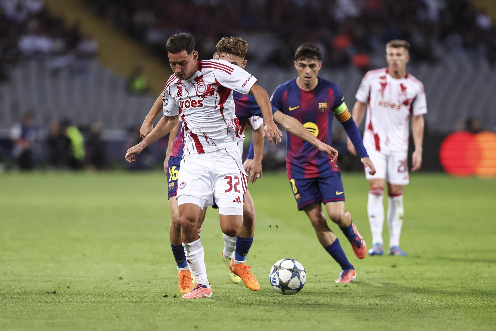 Las fotos del Barcelona-Olympiacos