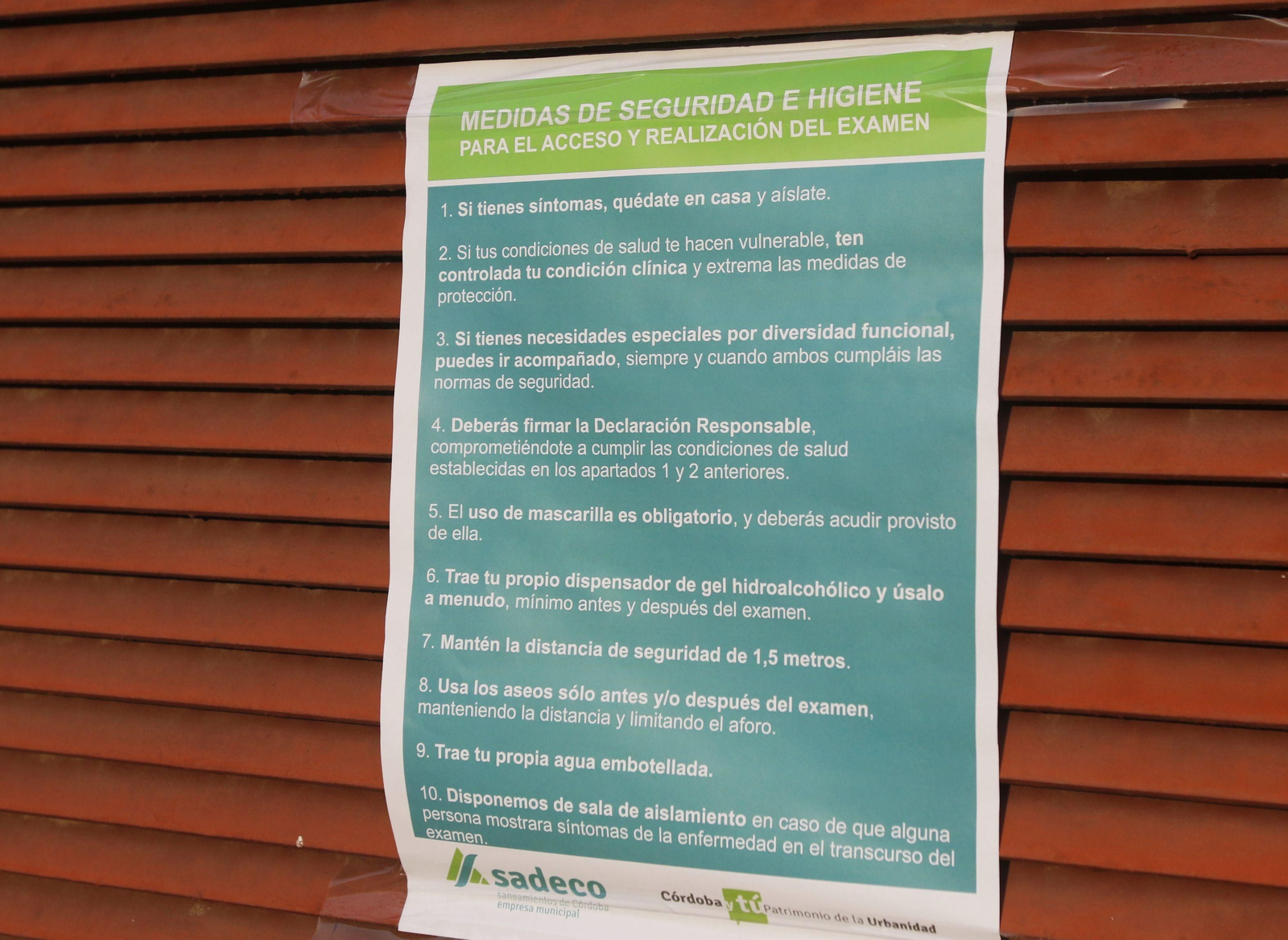 Las oposiciones de Sadeco, en imágenes