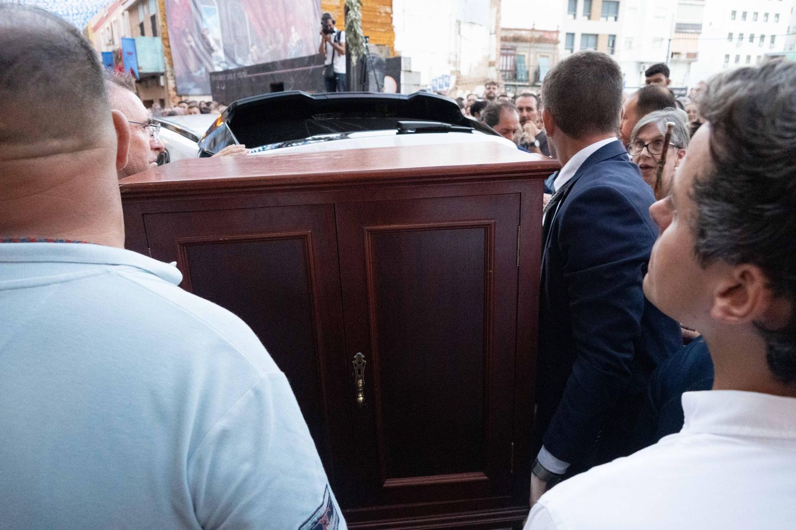 Magna Mariana Huelva 2025: Imágenes de la llegada de La Virgen de La Bella a la Iglesia de Nuestro Padre Jesús del Calvario