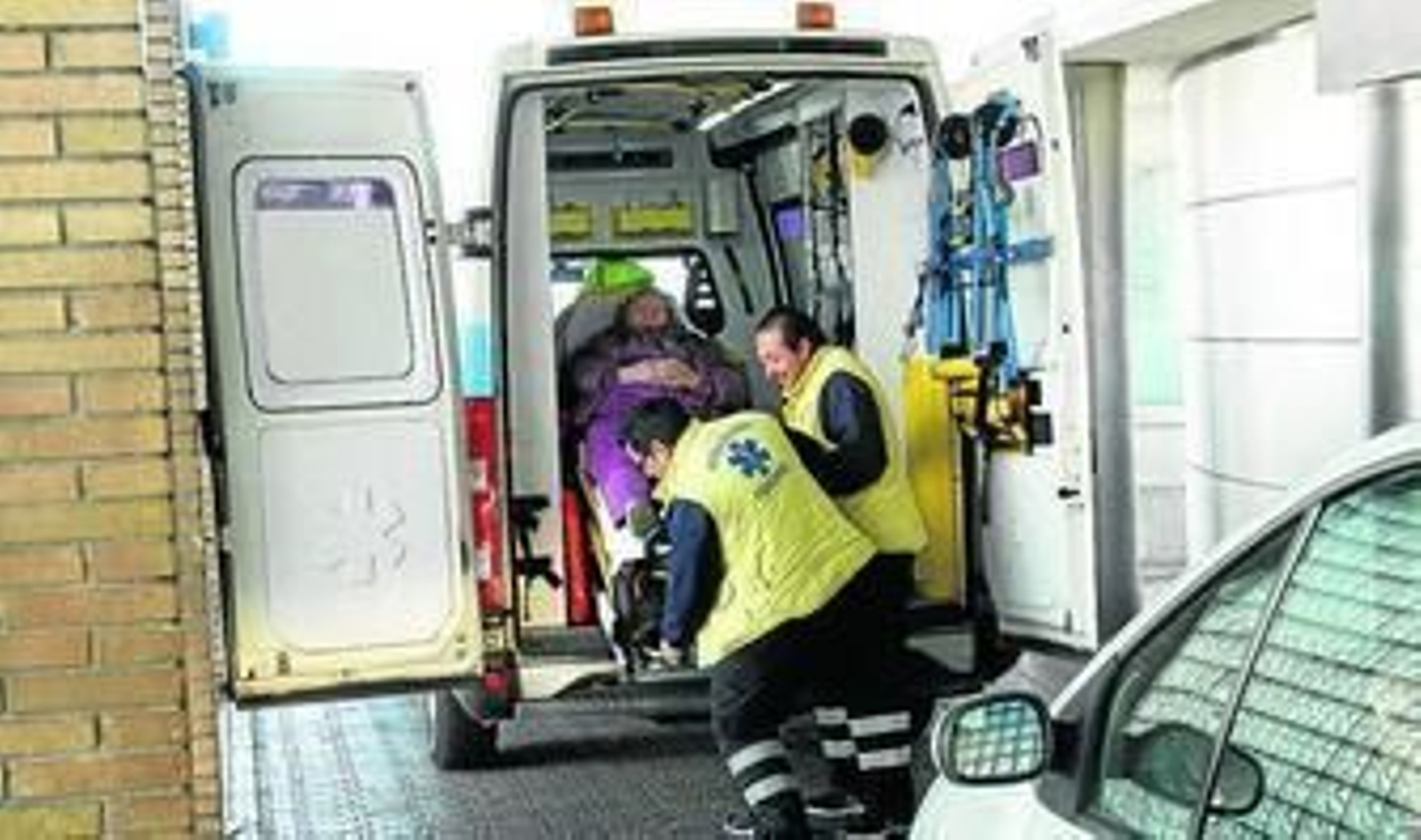 Puerta de acceso a las Urgencias el Hospital Virgen Macarena.