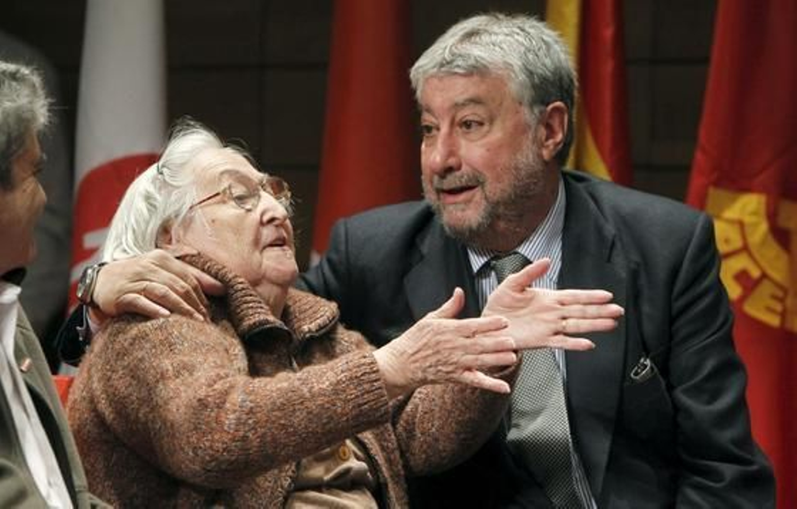 El ex dirigente de CCOO José María Fidalgo que también se acercó a la capilla ardiente de Marcelino Camacho.

Foto: EFE