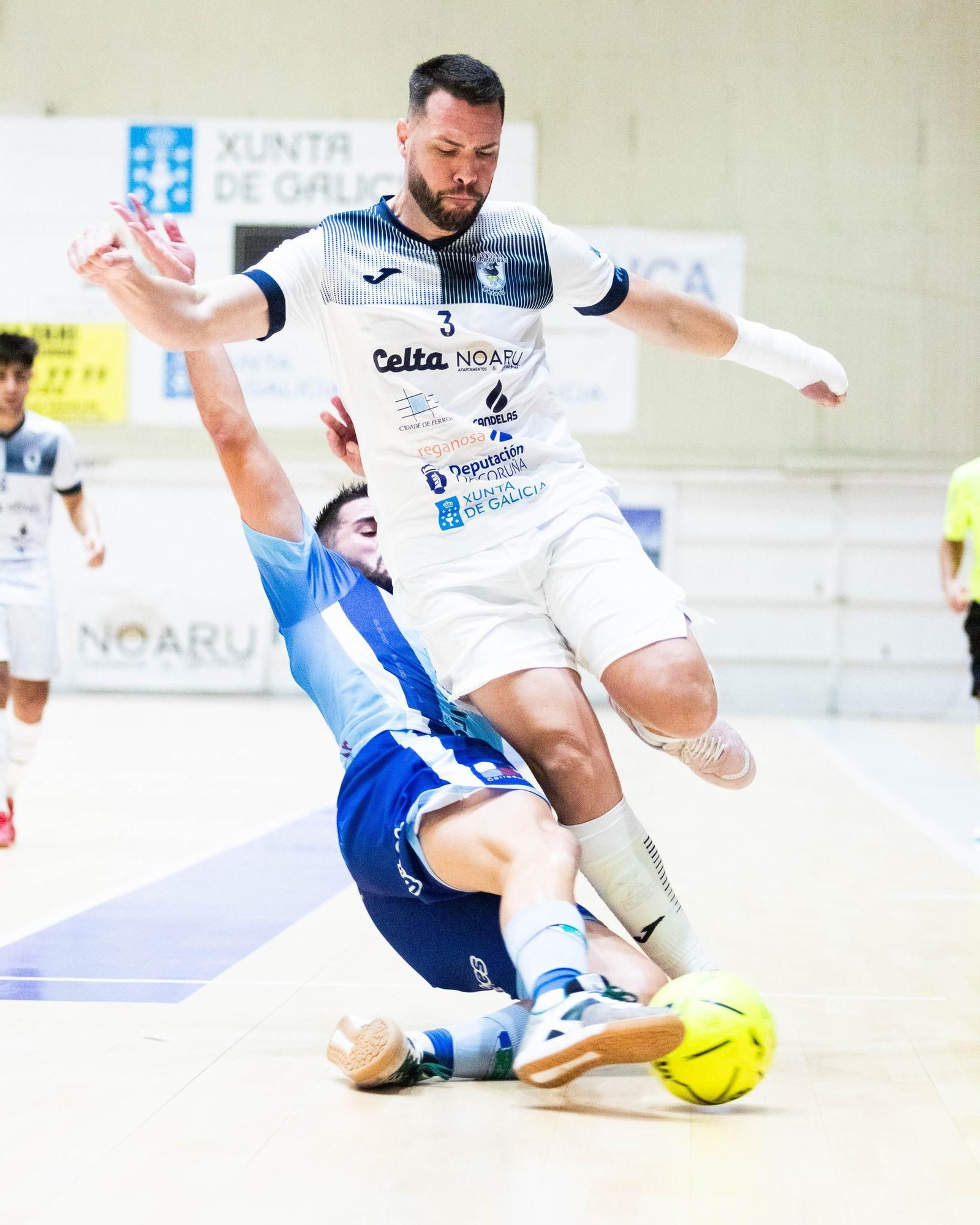 Víctor Montes, en una acción de la campaña pasada.