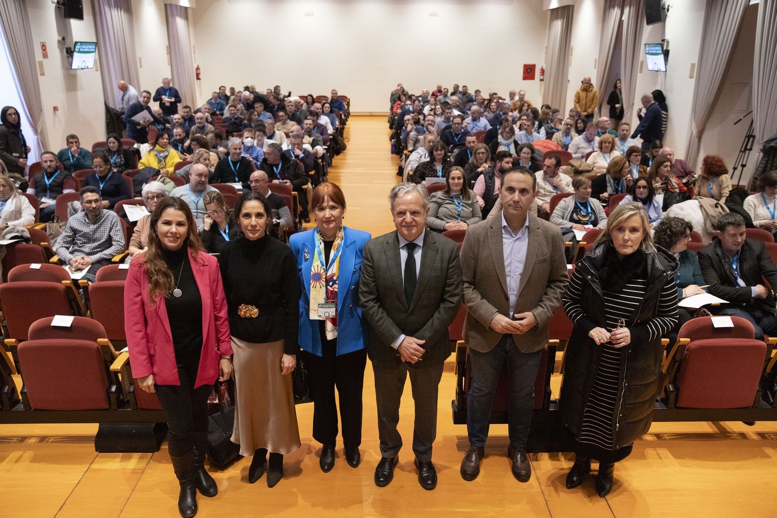 Responsables de CSIF Andalucía y Salvador Fuentes, en el centro, en la inauguración de la jornada.