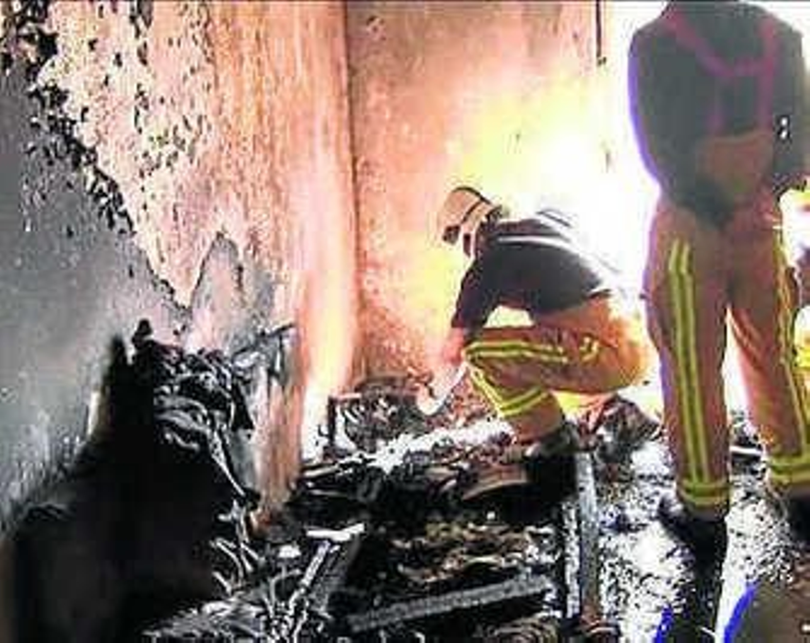 Imagen del incendio.