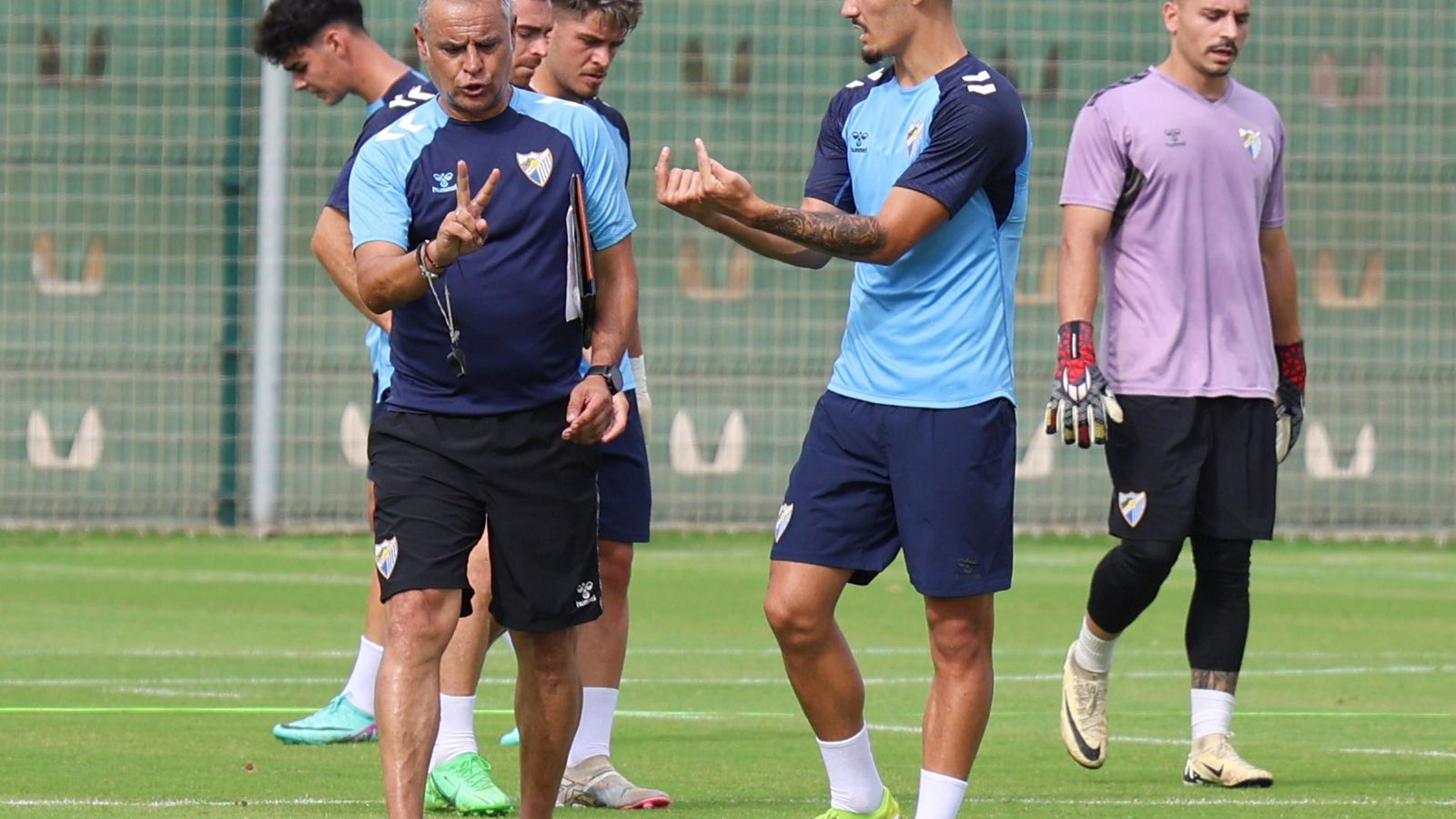 El Málaga CF prueba la Ciudad Deportiva de Arraijanal